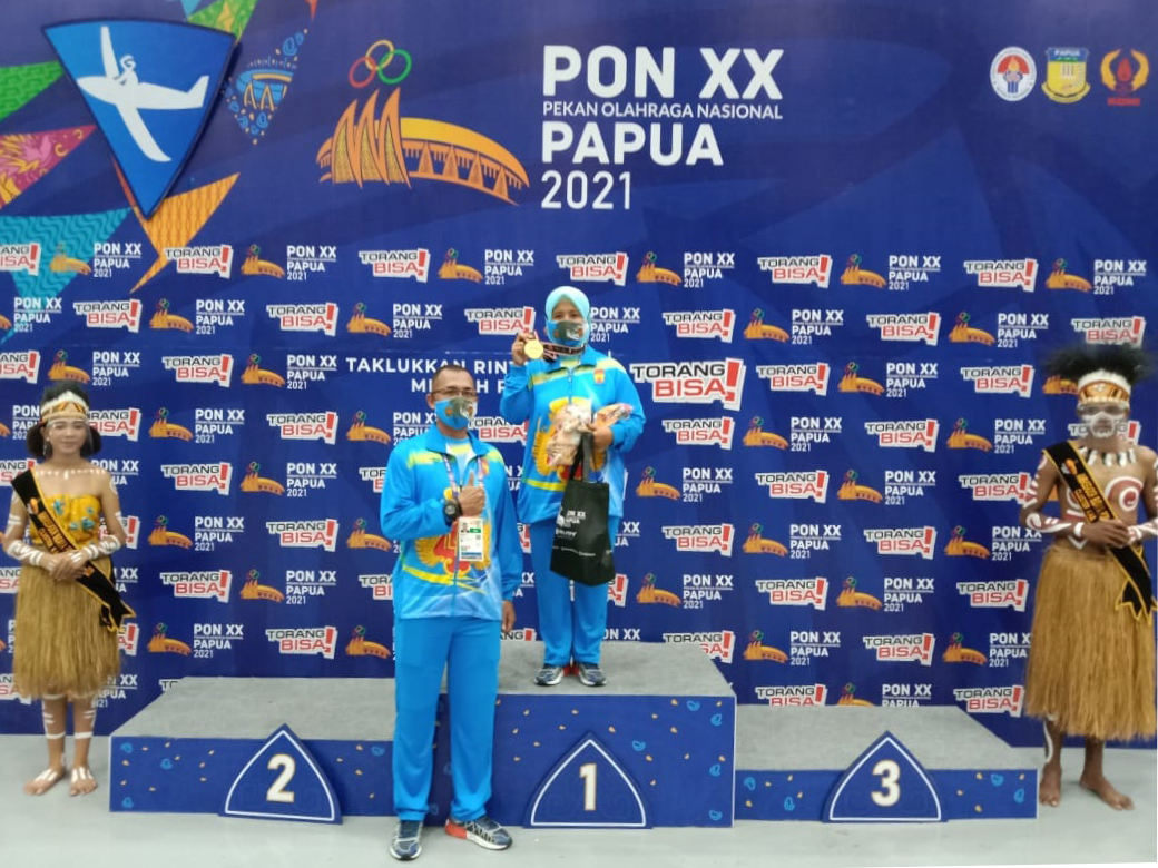 Atlit Terbang Layang AAU Berhasil Raih Medali Pada Ajang PON XX Papua 2021