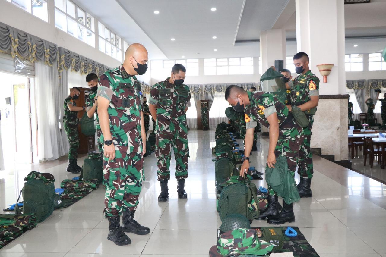 SERMADATAR AAU GELAR PERLENGKAPAN SEBELUM LATIHAN BHUWANA PAKSA