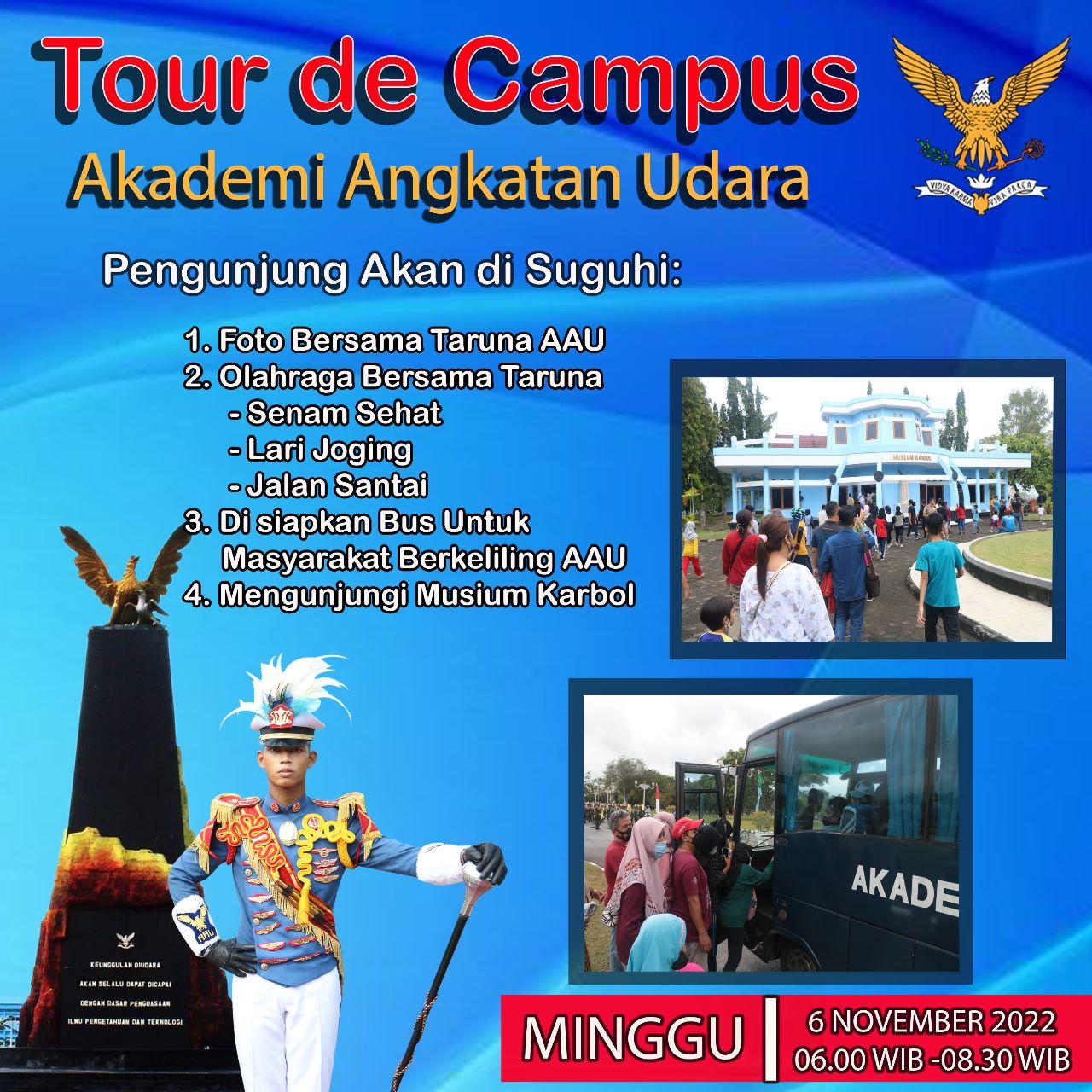 TOUR DE CAMPUS AAU DIADAKAN KEMBALI