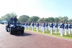 AAU LAKSANAKAN UPACARA HUT KE-77 TNI AU