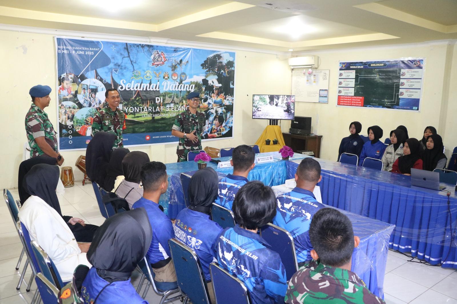 YONTARLAT III ELANG TERIMA KUNJUNGAN DANLANUD SUT PADANG