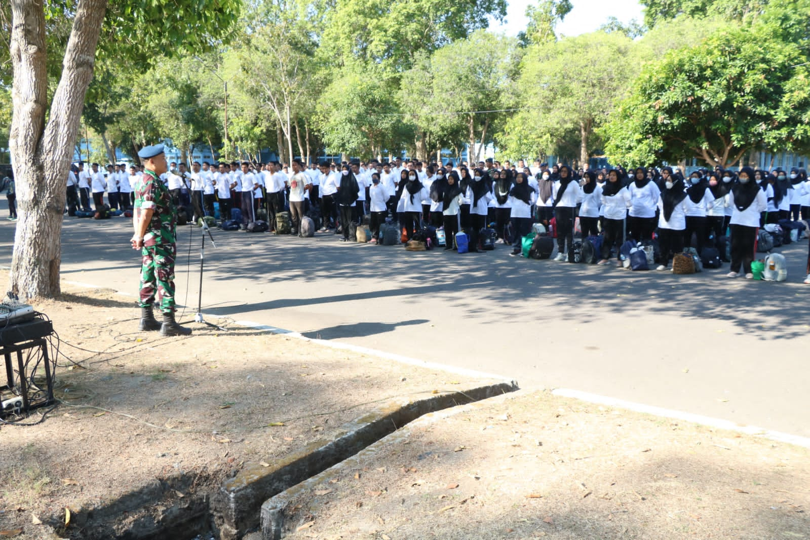 DIKLAT BELA NEGARA BAGI MAHASISWA PPG UNY DI AAU BERAKHIR HARI INI