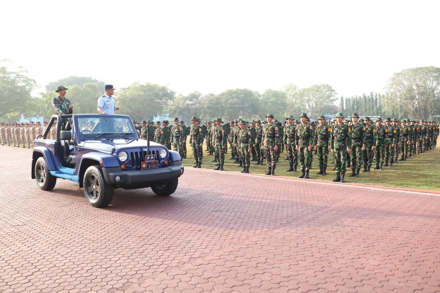 KARBOL TINGKAT II PESERTA LATIHAN PARA DASAR KEMBALI KE AAU