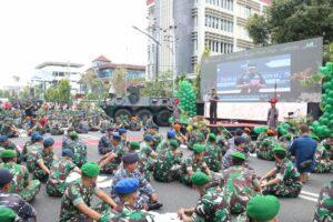 MENYAMBUT HUT KE-78, ANGGOTA AAU GELAR MEMBATIK BERSAMA TNI SE-WILAYAH YOGYAKARTA