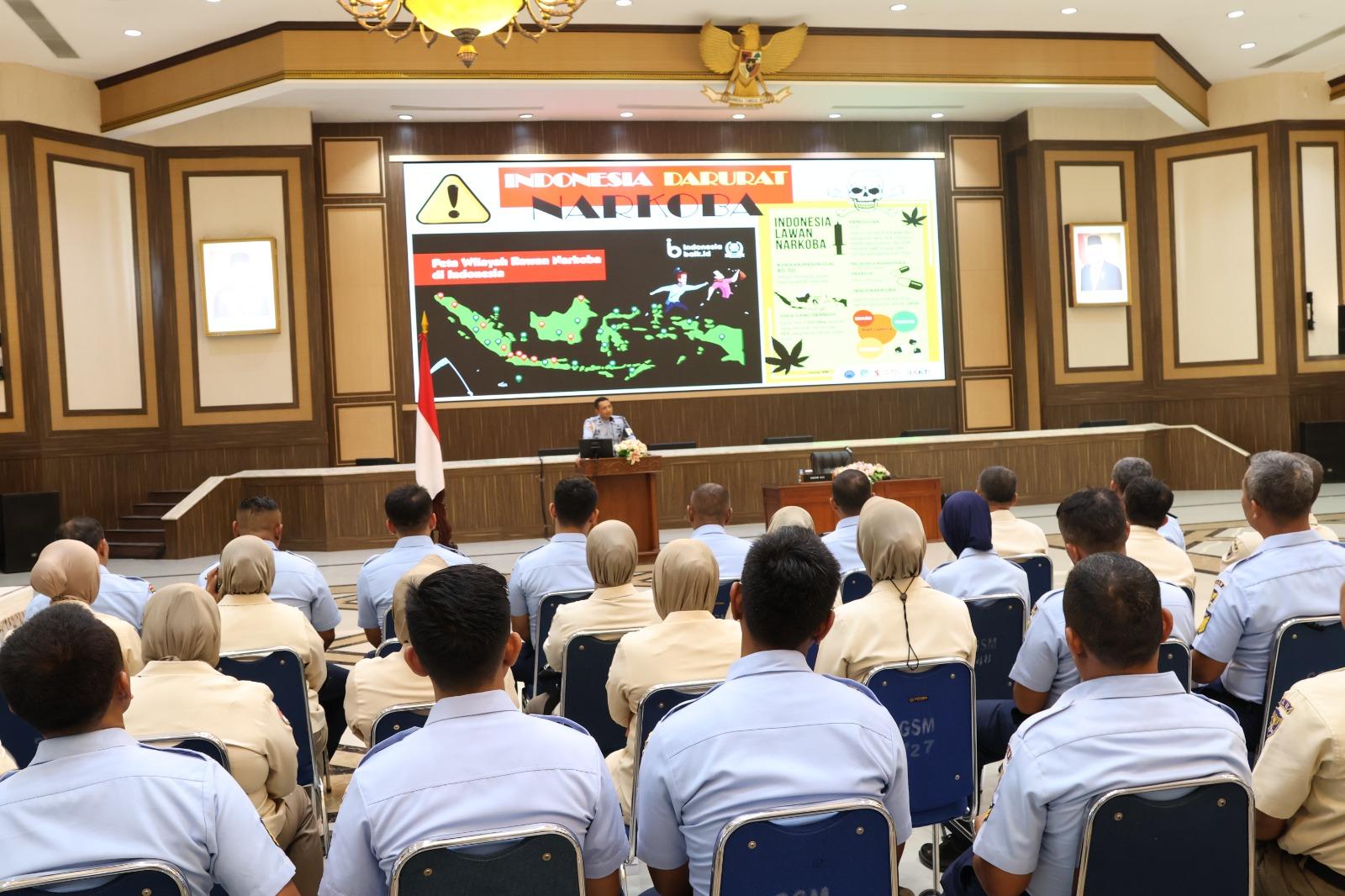 SATPROV AAU SELENGGARAKAN CERAMAH HUKUM MENYAMBUT HUT KE-77 POMAU