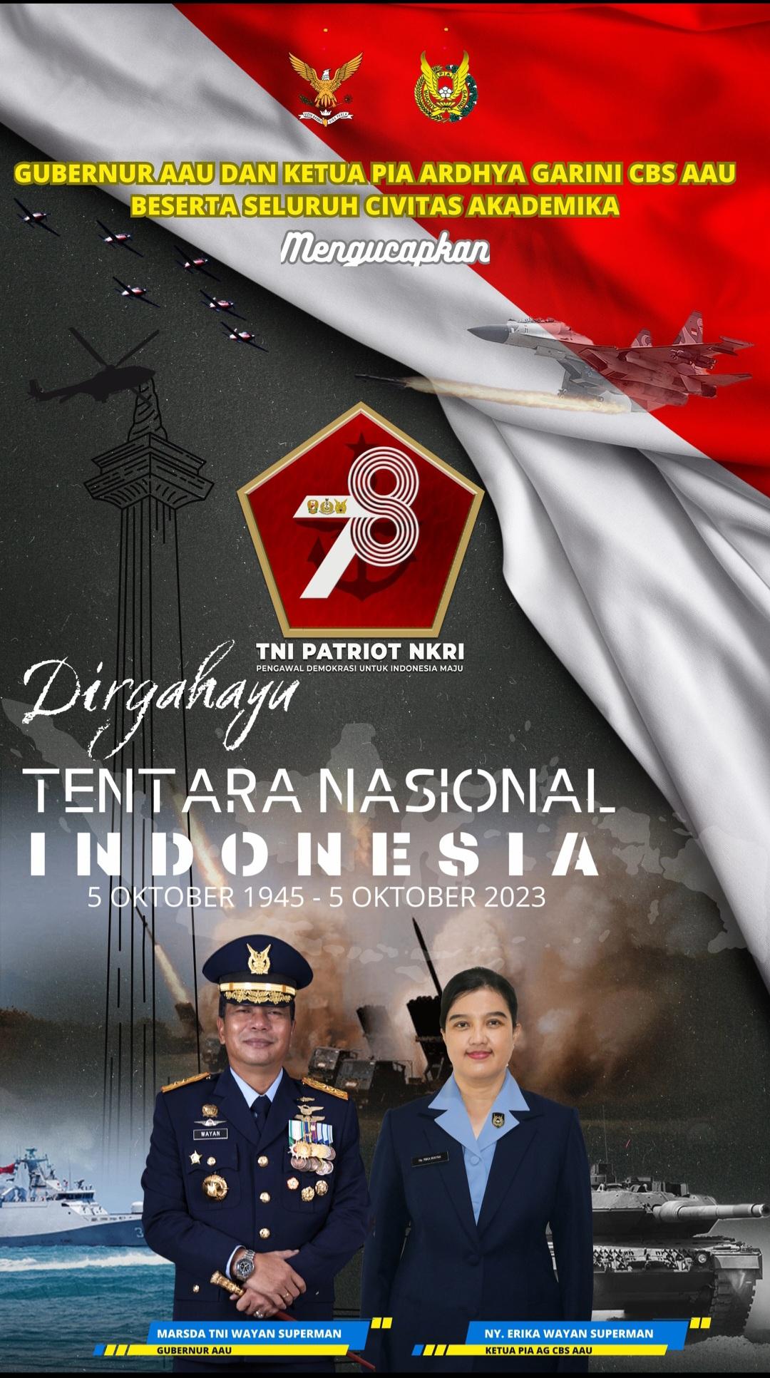 DIRGAHAYU TENTARA NASIONAL INDONESIA
