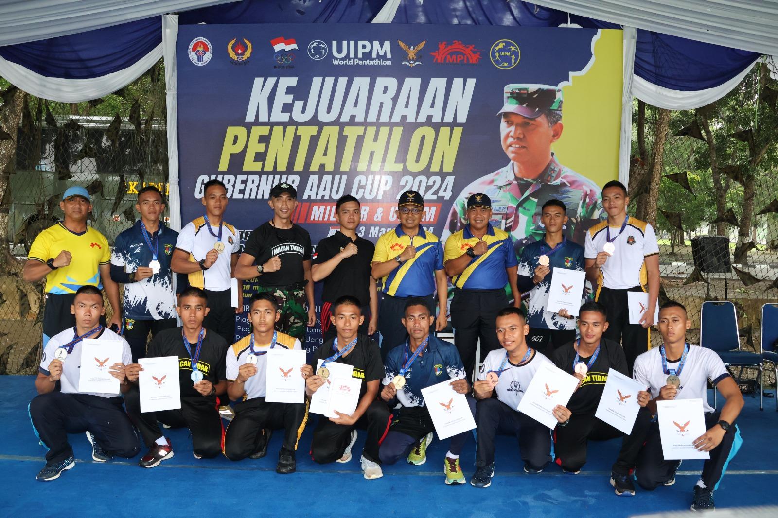 INTERGRASI TARUNA PEREBUTKAN JUARA PENTATHLON GUBERNUR AAU CUP 2024