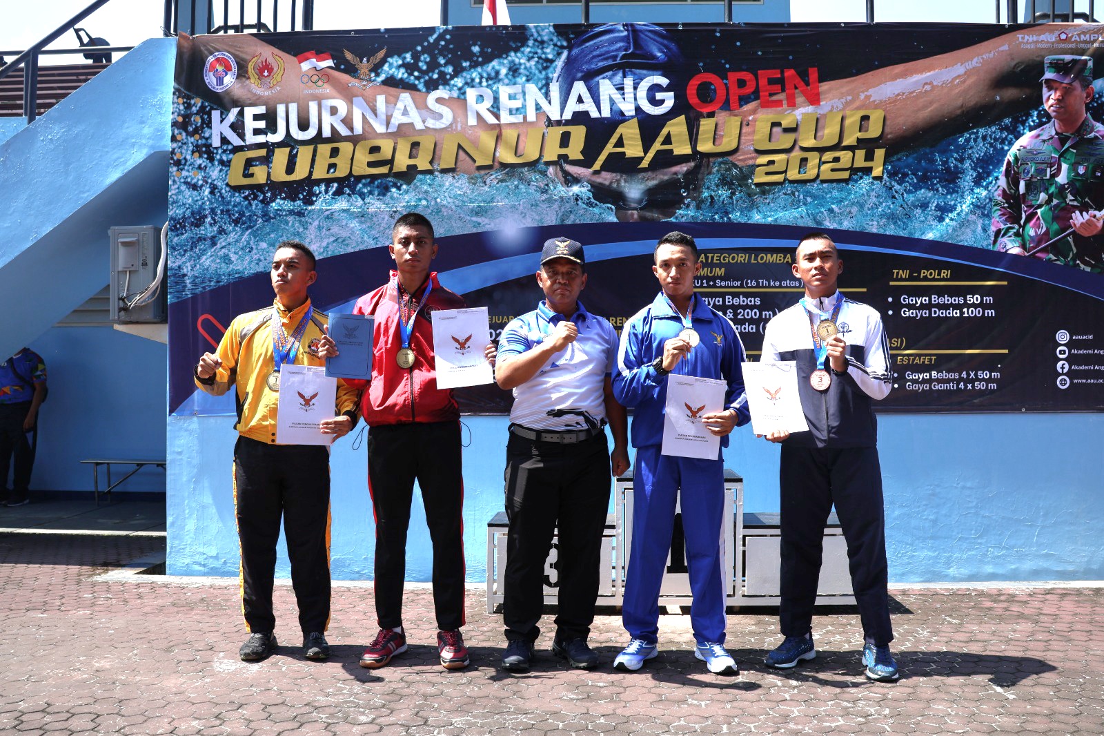 GUBERNUR AAU TUTUP KEJUARAAN RENANG OPEN GUBERNUR CUP 2024