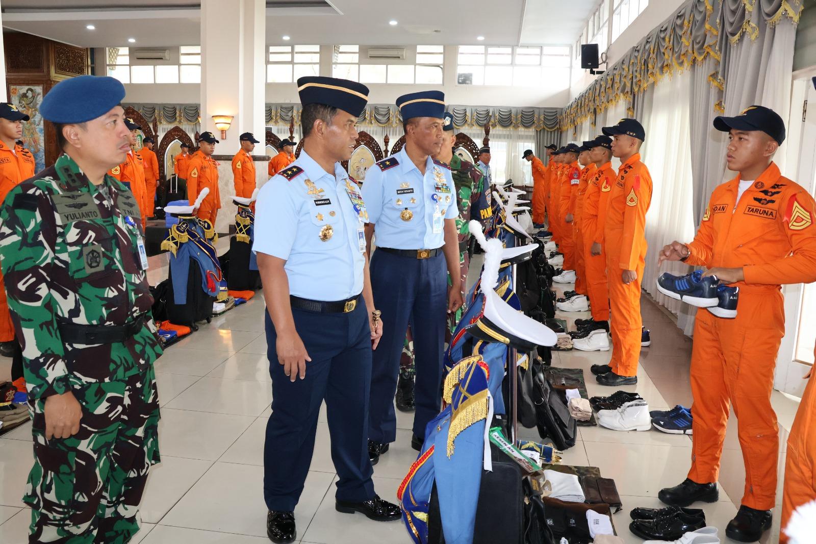 JELANG LATIHAN CAKRA WAHANA PAKSA, GUBERNUR AAU CEK KESIAPAN DAN KELENGKAPAN TARUNA