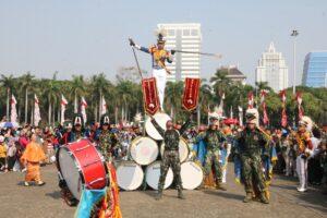 KARBOL AAU IKUTI KIRAB BENDERA PUSAKA