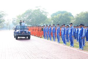 GUBERNUR AAU BUKA LATIHAN WANATIRTA DAN SAMBUT KONTINGEN PIKTAR XXVII