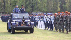 WAGUB AAU PIMPIN UPACARA PERINGATAN KE-79 HUT TNI