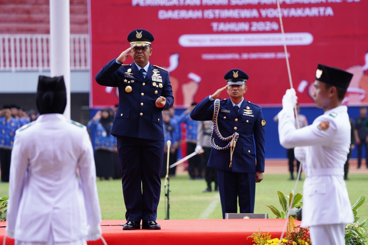 GUBERNUR AAU PIMPIN UPACARA PERINGATAN HARI SUMPAH PEMUDA KE-96 DI YOGYAKARTA