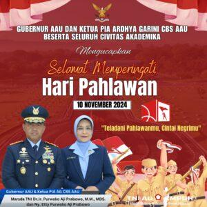 SELAMAT MEMPERINGATI HARI PAHLAWAN