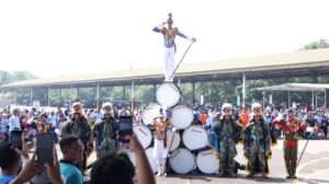 DRUMBAND GITA DIRGANTARA AAU GETARKAN EVENT AUOR 2024