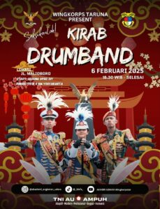 Kirab Drumband “Gita Dirgantara” dalam rangka memperingati Tahun Baru Imlek 2025