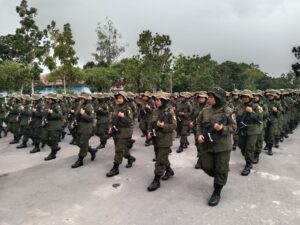 Defile Siswa Diksarmil SPPI Batch-3 Satdik VII-D AAU: Refleksi Disiplin, Kekompakan, dan Semangat Bela Negara