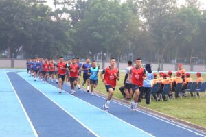 Jaga Kebugaran, Taruna Tingkat II Laksanakan Tes Kesamaptaan Jasmani