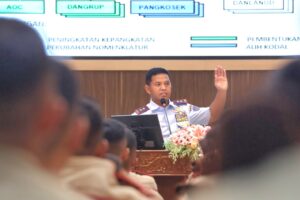 Gubernur AAU Beri Pembekalan kepada 293 Capaja AAU Tahun 2025