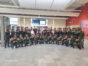 Gubernur AAU dan Taruna Kembali ke Tanah Air Melalui Bandara Orly
