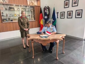 Gubernur AAU Laksanakan Kunjungan ke Australian Defence College dan Courtesy Call dengan Duta Besar RI di Canberra, Australia