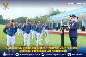 Gubernur AAU Pimpin Upacara Hari Pahlawan 2025: Kobarkan Semangat Pengabdian dan Keteladanan