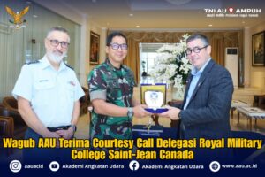Wagub AAU Terima Courtesy Call Delegasi Royal Military College Saint-Jean Canada