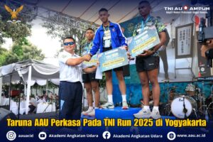 Taruna AAU Tampil Perkasa Pada TNI Run 2025 di Yogyakarta