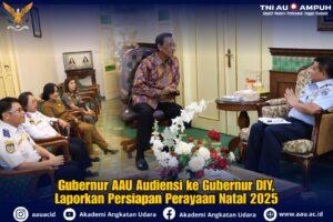 GUBERNUR AAU LAKSANAKAN AUDIENSI KE GUBERNUR DIY : Gubernur AAU Selaku Ketua Umum Panitia Natal se DIY Laporkan Persiapan Perayaan Natal 2025