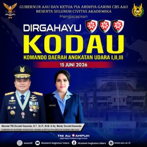 Dirgahayu Kodau Komando Daerah Angkatan Udara l,ll,lll 15 Juni 2026