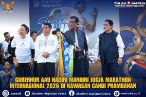 GUBERNUR AAU HADIRI MANDIRI JOGJA MARATHON INTERNASIONAL 2026 DI KAWASAN CANDI PRAMBANAN
