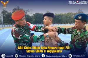 AAU Gelar Diklat Bela Negara bagi 251 Siswa SMAN 8 Yogyakarta
