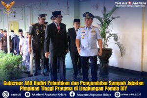 Gubernur AAU Hadiri Pelantikan dan Pengambilan Sumpah Jabatan Pimpinan Tinggi Pratama di Lingkungan Pemda DIY