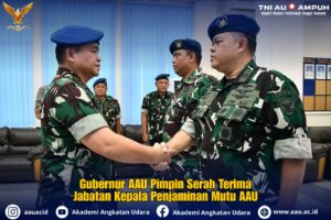 Gubernur AAU Pimpin Acara Serah Terima Jabatan Kepala Penjaminan Mutu AAU